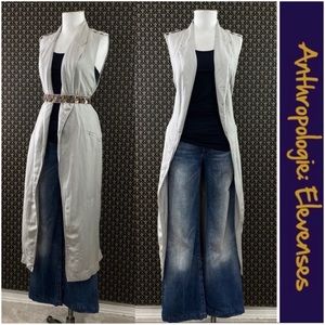 Anthro “Sleeveless Linen Trench” by Elevenses